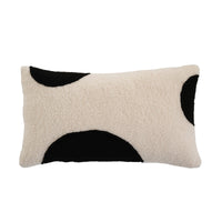 HKM-886163 Checkerboard Design Polyester Pillow for Living Room or Sofa