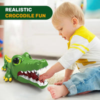 HKM-886483 Rechargeable Remote Control Crocodile Toy Car - 2.4GHz, 30M Range, 4 Channel Fun