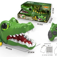 HKM-886483 Rechargeable Remote Control Crocodile Toy Car - 2.4GHz, 30M Range, 4 Channel Fun