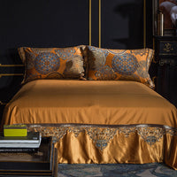 HKM-886611 High-Precision Yarn-Dyed Jacquard Bedding Set - Multiple Options Available