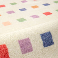 HKM-886675 Geometric Patterned Polyester Rectangle Carpet for Living Room