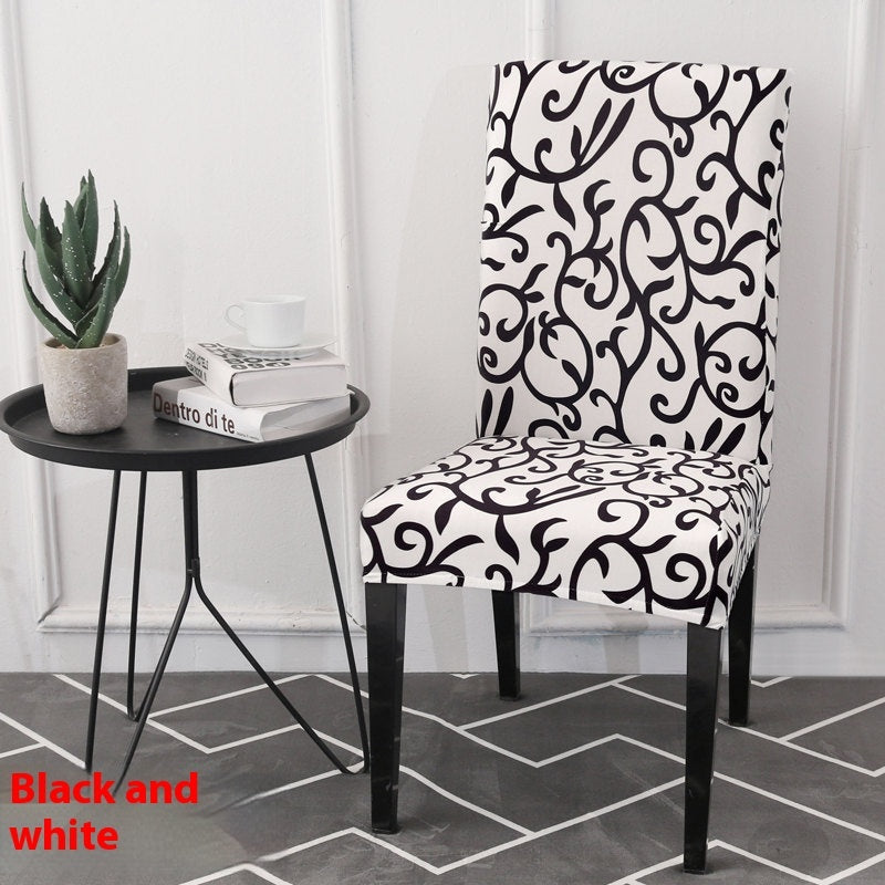 HKM-886739 Universal Office Chair Cover in Various Patterns and Colors - Dustproof Polyester Seat Protector
