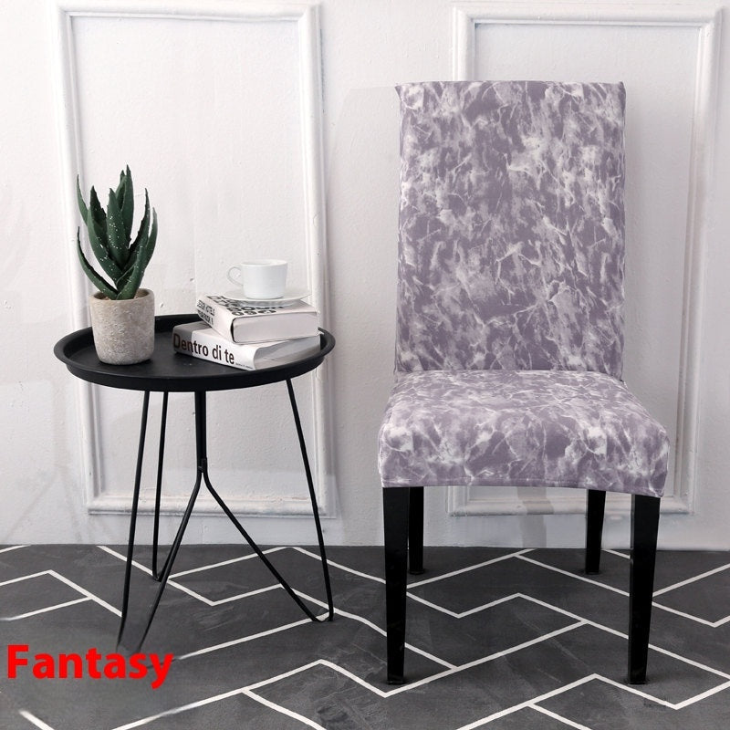 HKM-886739 Universal Office Chair Cover in Various Patterns and Colors - Dustproof Polyester Seat Protector