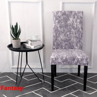 HKM-886739 Universal Office Chair Cover in Various Patterns and Colors - Dustproof Polyester Seat Protector