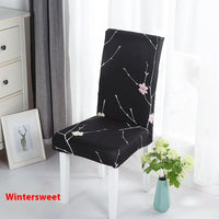 HKM-886739 Universal Office Chair Cover in Various Patterns and Colors - Dustproof Polyester Seat Protector