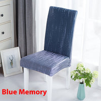HKM-886739 Universal Office Chair Cover in Various Patterns and Colors - Dustproof Polyester Seat Protector