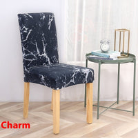 HKM-886739 Universal Office Chair Cover in Various Patterns and Colors - Dustproof Polyester Seat Protector