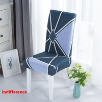 HKM-886739 Universal Office Chair Cover in Various Patterns and Colors - Dustproof Polyester Seat Protector