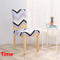 HKM-886739 Universal Office Chair Cover in Various Patterns and Colors - Dustproof Polyester Seat Protector