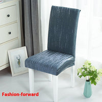 HKM-886739 Universal Office Chair Cover in Various Patterns and Colors - Dustproof Polyester Seat Protector