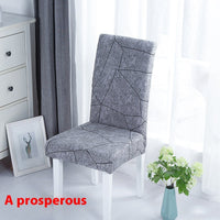 HKM-886739 Universal Office Chair Cover in Various Patterns and Colors - Dustproof Polyester Seat Protector