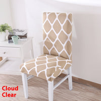 HKM-886739 Universal Office Chair Cover in Various Patterns and Colors - Dustproof Polyester Seat Protector
