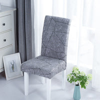 HKM-886739 Universal Office Chair Cover in Various Patterns and Colors - Dustproof Polyester Seat Protector