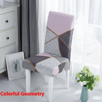 HKM-886739 Universal Office Chair Cover in Various Patterns and Colors - Dustproof Polyester Seat Protector