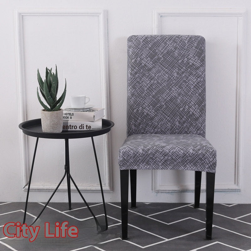 HKM-886739 Universal Office Chair Cover in Various Patterns and Colors - Dustproof Polyester Seat Protector