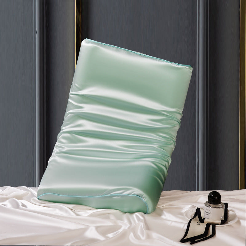 HKM-886803 Silk Latex Pillowcase - Double-Sided Mulberry Silk, Available in Children's and Adult Sizes