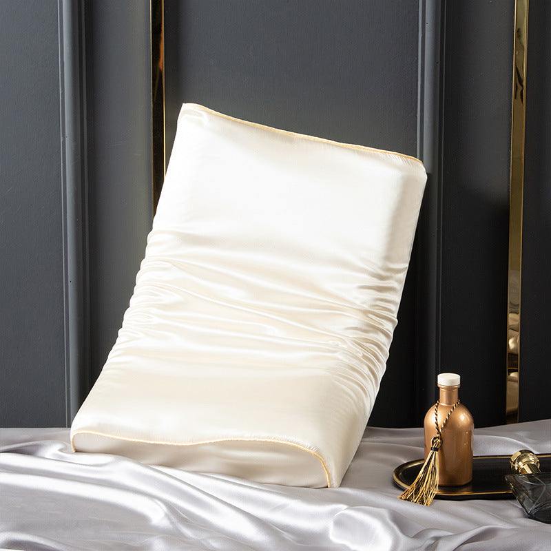 HKM-886803 Silk Latex Pillowcase - Double-Sided Mulberry Silk, Available in Children's and Adult Sizes