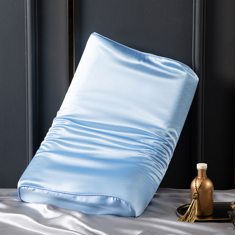 HKM-886803 Silk Latex Pillowcase - Double-Sided Mulberry Silk, Available in Children's and Adult Sizes