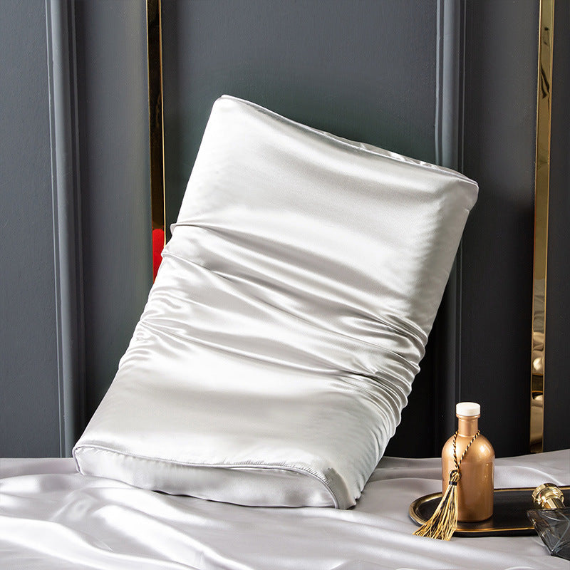 HKM-886803 Silk Latex Pillowcase - Double-Sided Mulberry Silk, Available in Children's and Adult Sizes
