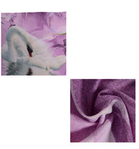 HKM-886995 4-Piece Reactive Printed Bedding Set in Blue Dream Landscape Design – Includes Quilt Cover, Sheet, and Pillowcases, 100% Polyester