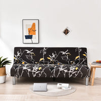 HKM-887059 Universal Elastic Sofa-Bed Cover in Various Styles - Milk Silk Polyester, Suitable for Multiple Sofa Sizes