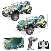 HKM-887251 Light Show Remote Control 3-Wheel Stunt Truck for Kids - Electric Indoor/Outdoor Toy, Ready-to-Go