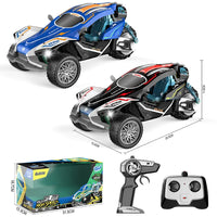 HKM-887251 Light Show Remote Control 3-Wheel Stunt Truck for Kids - Electric Indoor/Outdoor Toy, Ready-to-Go