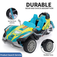 HKM-887251 Light Show Remote Control 3-Wheel Stunt Truck for Kids - Electric Indoor/Outdoor Toy, Ready-to-Go