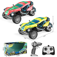 HKM-887251 Light Show Remote Control 3-Wheel Stunt Truck for Kids - Electric Indoor/Outdoor Toy, Ready-to-Go