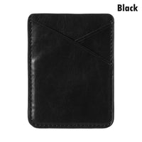 HKM-887379 PU Leather Mobile Phone Back Sticker with Card Holder - Lightweight and Stylish Design