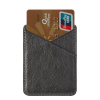 HKM-887379 PU Leather Mobile Phone Back Sticker with Card Holder - Lightweight and Stylish Design