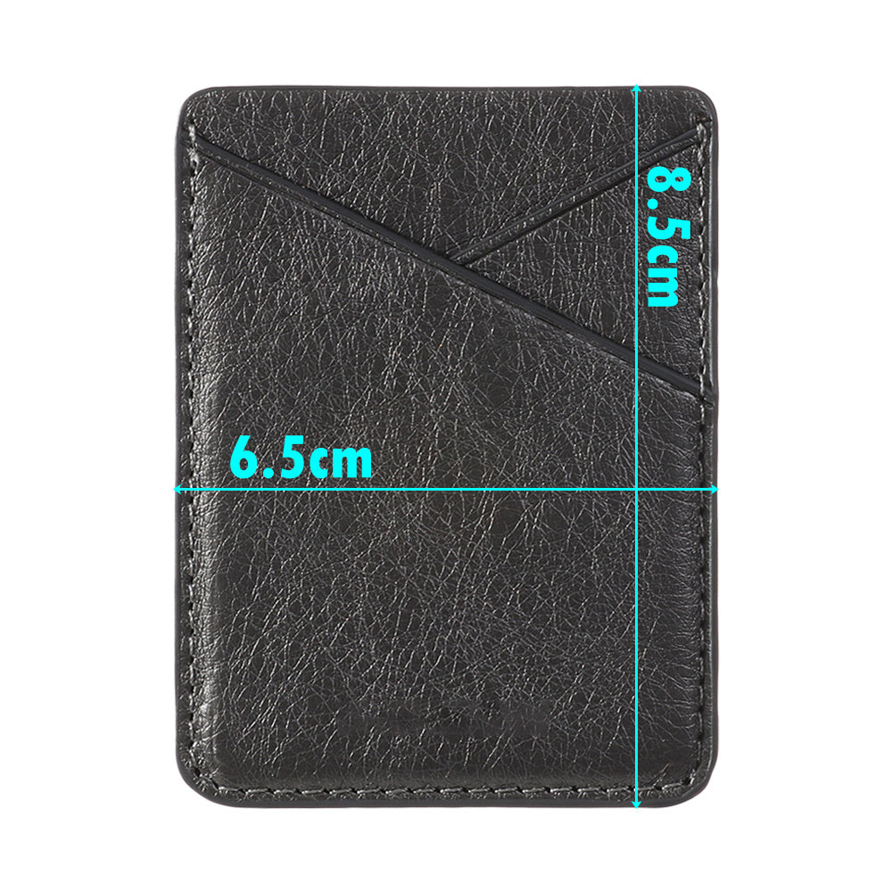 HKM-887379 PU Leather Mobile Phone Back Sticker with Card Holder - Lightweight and Stylish Design