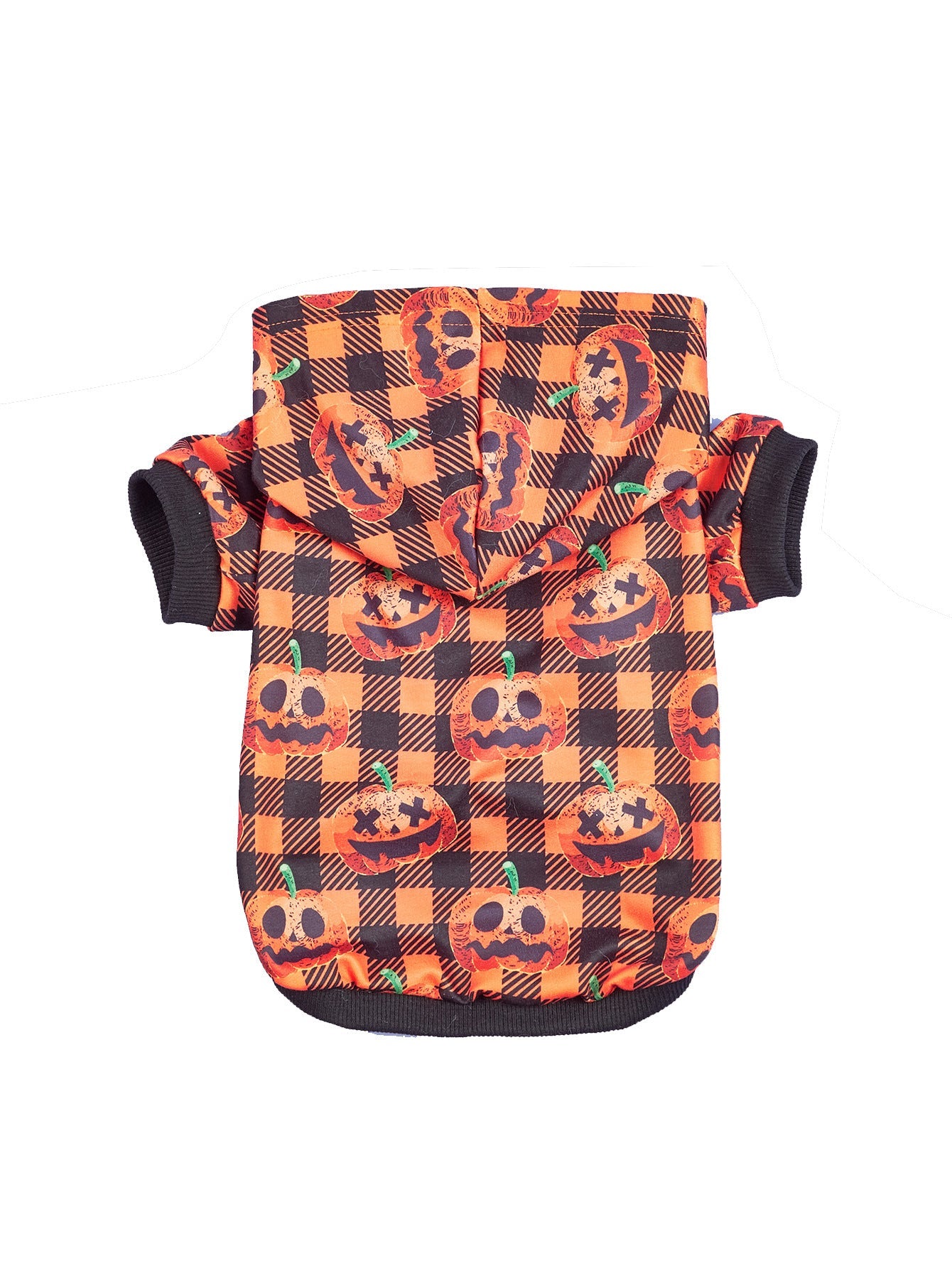 HKM-887507 Halloween Pumpkin Pet Apparel for Small and Medium Dogs and Cats - Casual Polyester Clothing in Various Colors and Patterns