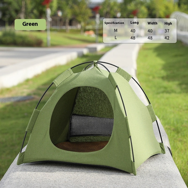 HKM-887635 Universal Cat Nest Tent - Four Seasons, Canvas and Oxford Cloth Options Available