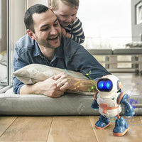 HKM-887827 Dancing Robot Toy with Music and Lights - Interactive Educational Space Robot for Ages 0-14+