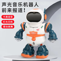 HKM-887827 Dancing Robot Toy with Music and Lights - Interactive Educational Space Robot for Ages 0-14+