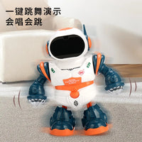 HKM-887827 Dancing Robot Toy with Music and Lights - Interactive Educational Space Robot for Ages 0-14+