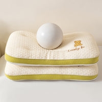 HKM-887955 Children's Cervical Support Pillow for Naptime - Knitted Cotton, Polyester Fiber Filling, Multiple Sizes