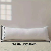 HKM-888275 Natural Cotton Body Pillow with Adjustable Loft - Soft, Breathable Support for All Seasons