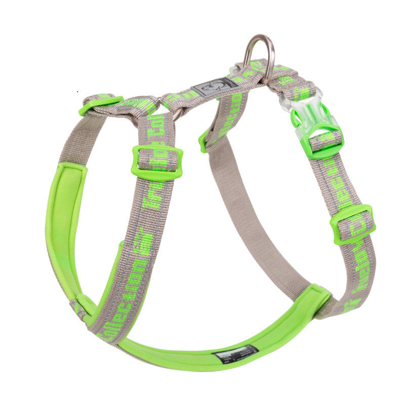 HKM-888339 Reflective No Pull Dog Harness with Neoprene Padding and Adjustable Design