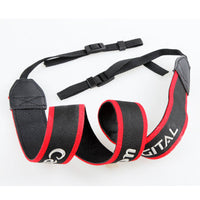 HKM-888339 SLR Camera Embroidery Strap - Adjustable Neoprene for Canon, Nikon, Sony, Fuji DSLR Cameras