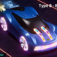 HKM-888403 Future Technology New Energy Concept Remote Control Stunt Car for Kids - 360° Rotation, Indoor & Outdoor Use