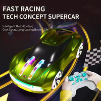 HKM-888403 Future Technology New Energy Concept Remote Control Stunt Car for Kids - 360° Rotation, Indoor & Outdoor Use