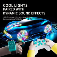 HKM-888403 Future Technology New Energy Concept Remote Control Stunt Car for Kids - 360° Rotation, Indoor & Outdoor Use