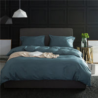 HKM-888467 Cotton Four-Piece Bedding Set, Long-Staple, Reactive Print, Available for 1.5-2.0m Beds
