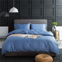 HKM-888467 Cotton Four-Piece Bedding Set, Long-Staple, Reactive Print, Available for 1.5-2.0m Beds