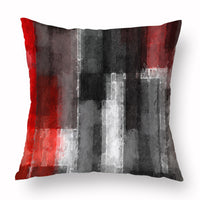 HKM-888531 Geometric Digital Print Peach Skin Velvet Cushion Cover for Sofa - 45CM x 45CM