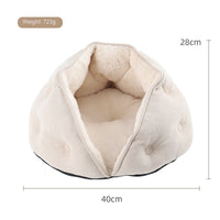 HKM-888531 Pet Short Plush Shell Dumpling Nest Fleece Warm