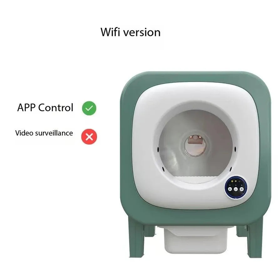 KTX-888595 Automatic Self-Cleaning Cat Litter Box with AI Camera and App Control