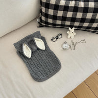 HKM-888723 Heather Gray Wool Cape and Shawl for Pets - Available in Multiple Sizes